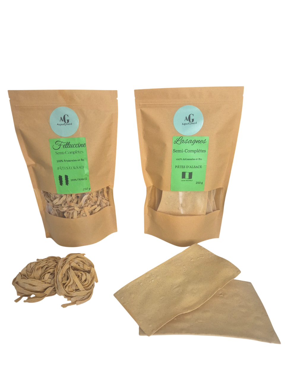 🥣 Duo Cueillette Savoureuse – 2 recettes de pâtes artisanales à composer 🍃